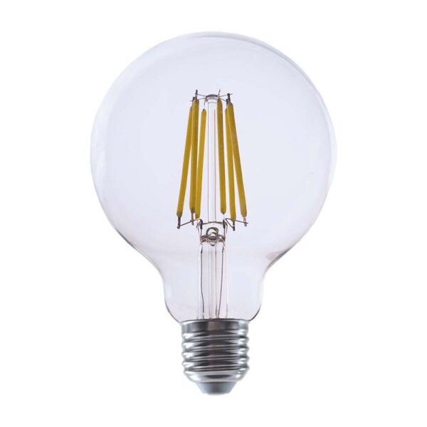 LED Λάμπα E27 G95 4W  Filament V-TAC 840lm Φυσικό 4000K - 2995