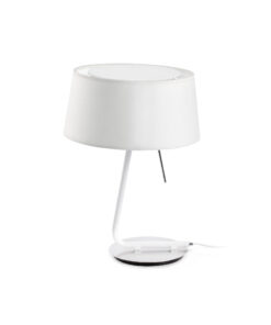 Faro Barcelona HOTEL Επιτραπέζιο Φωτιστικό Λευκού Χρώματος- 29942