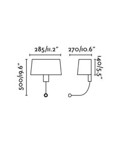 ΦΩΤΙΣΤΙΚΟ ΤΟΙΧΟΥ HOTEL ΜΕ ΑΝΑΓΝΩΣΤΗ LED 1 X E27 1W FARO – 29946