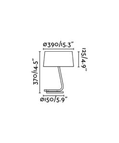 ΕΠΙΤΡΑΠΕΖΙΟ ΦΩΤΙΣΤΙΚΟ HOTEL ΜΑΥΡΟ E27 60W FARO – 29947