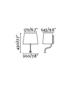 Faro Barcelona SWEET Επιτοίχιο Φωτιστικό Λευκού Χρώματος, Αναγνώστης, – 29950