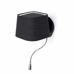 ΦΩΤΙΣΤΙΚΟ ΤΟΙΧΟΥ SWEET ΜΑΥΡΟ ΜΕ ΑΝΑΓΝΩΣΤΗ E27 60W FARO – 29951