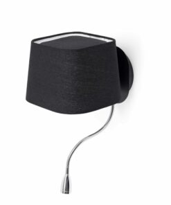 ΦΩΤΙΣΤΙΚΟ ΤΟΙΧΟΥ SWEET ΜΑΥΡΟ ΜΕ ΑΝΑΓΝΩΣΤΗ E27 60W FARO – 29951