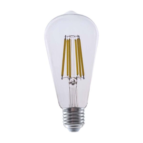 LED Λάμπα E27 ST64 4W Filament  V-TAC 300° 840lm Θερμό Λευκό 3000Κ – 2996