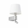 ROOM WHITE WALL LAMP WITH LED READER 3W 3000K 200Lm FARO – 29976
