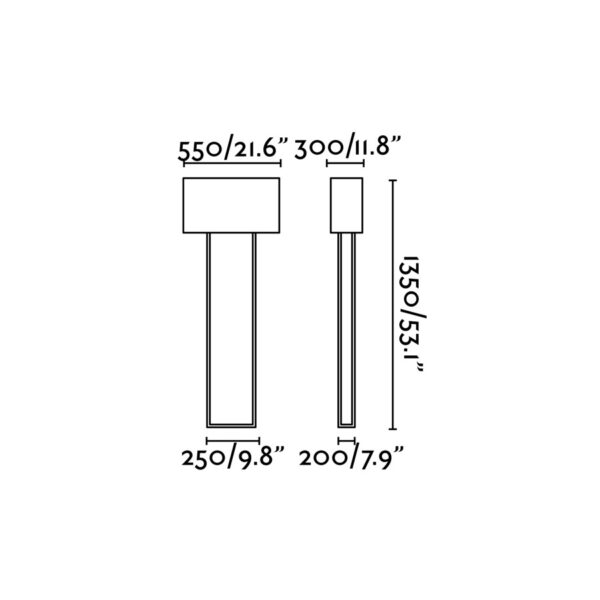 VESPER BROWN FLOOR LAMP                           FARO – 29979