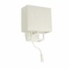 VESPER WHITE WALL LAMP WITH READER LED 1 X E14 + LED 1W 3000K FARO – 29982