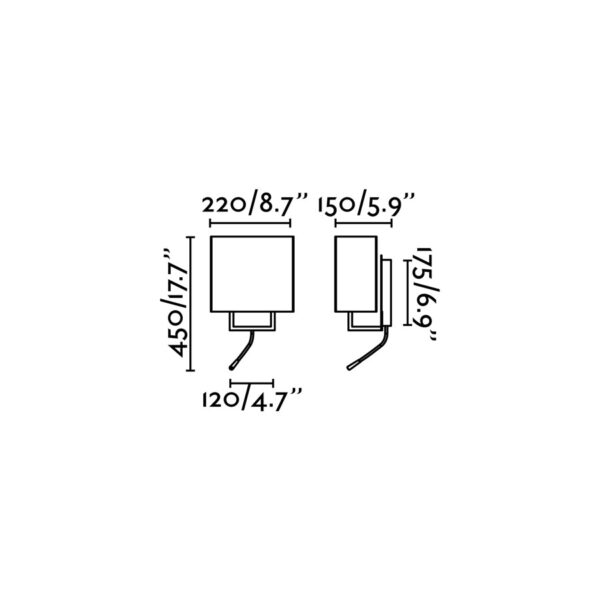 VESPER WHITE WALL LAMP WITH READER LED 1 X E14 + LED 1W 3000K FARO – 29982