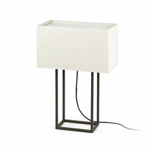 VESPER BROWN TABLE LAMP 2 X E27 20W               FARO - 29985