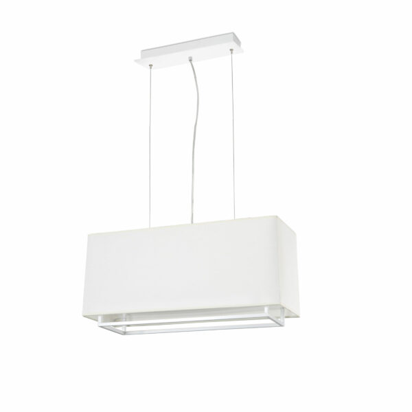 VESPER-1 WHITE PENDANT LAMP 2XE27 MAX 20W         FARO - 29986