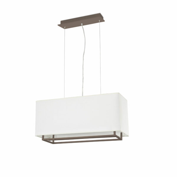 VESPER-1 BROWN PENDANT LAMP 2XE27 MAX 20W         FARO - 29987