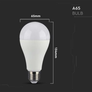 Wi-Fi Smart Λάμπα LED 14W E27 A65 V-TAC 200° 1400lm RGB+2700K-6500K – 2999
