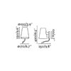 LUPE CHROME WALL LAMP WITH LED 1W 3000K 100Lm READER 1EX27 FARO – 29996