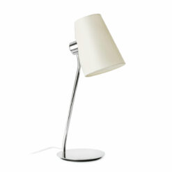 LUPE CHROME TABLE LAMP 1XE27 MAX 20W FARO – 29997