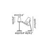 LUPE CHROME TABLE LAMP 1XE27 MAX 20W              FARO – 29997