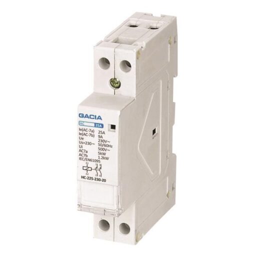 ΡΕΛΕ ΡΑΓΑΣ 2Χ20Α 2NO 240V AC GACIA EUROLAMP – 500-37100