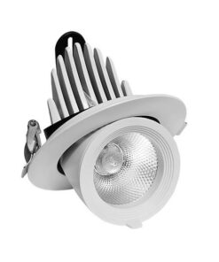 ΣΠΟΤ ΧΩΝΕΥΤΟ ΚΙΝΗΤΗ ΒΑΣΗ 30W Φ134 3CCT ΛΕΥΚΟ EUROLAMP – 145-65023