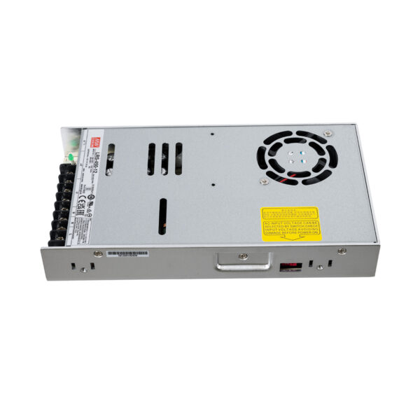 GloboStar® LRS-450-12 90786 MEANWELL Ρυθμιζόμενο Μεταλλικό Τροφοδοτικό PELV για Προϊόντα LED 450W 37.5A – AC 220-240V σε DC 12V – Ρυθμιζόμενο από 10.2VDC έως 13.8VDC – IP20 Μ22.5 x Π12.4 x Υ3.5cm – 3 Χρόνια Εγγύηση