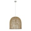 ΦΩΤΙΣΤΙΚΟ ΚΡΕΜΑΣΤΟ ΜΟΝΟΦΩΤΟ Ε27 MAX 60W D500X500 RATTAN EUROLAMP – 144-33014