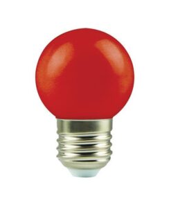 ΛΑΜΠΑ LED ΣΦΑΙΡΙΚΗ 1,8W E27 ΚΟΚΚΙΝΗ 175-265V EUROLAMP – 147-77501