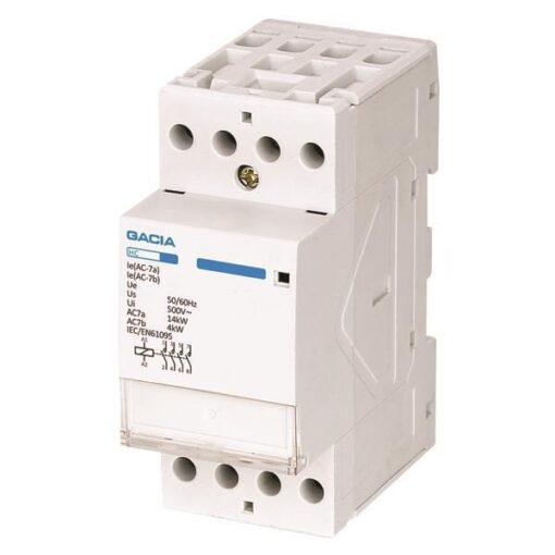 ΡΕΛΕ ΡΑΓΑΣ 4Χ25Α 4NO 24V AC GACIA EUROLAMP – 500-37123