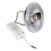 GloboStar® DARKO 60383 Σποτ LED Indirect Anti-Glare AR111 14W 1582lm 40° AC 220-240V IP20 Φ11.1 x Υ6.6cm Θερμό Λευκό 2700K Dimmable – Bridgelux High Lumen COB Gen2 – TÜV Certified Driver – 5 Years Warranty