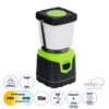 GloboStar® 69930 Αυτόνομο Επαναφορτιζόμενο Φανάρι Camping LED 10W με Εναλλαγή Χρωμάτων & Επαναφορτιζόμενη Μπαταρία 18650 4400mAh Li-ion – Power Bank – Αδιάβροχο IP54 Θερμό Λευκό 2700K – Ψυχρό Λευκό 6000K Μ18.5 x Π9 x Υ9cm