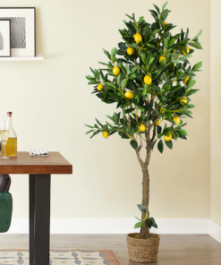 GloboStar® Artificial Garden SIFNOS 20267 Διακοσμητικό Πλεκτό Καλάθι – Κασπώ Γλάστρα – Flower Pot Μπεζ Φ22cm x Υ15cm