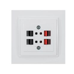 ΠΡΙΖΑ HI-FI ΔΙΠΛΗ ΛΕΥΚΗ EUROLAMP – 152-10162