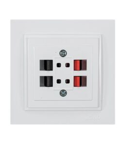 ΠΡΙΖΑ HI-FI ΔΙΠΛΗ ΛΕΥΚΗ EUROLAMP – 152-10162