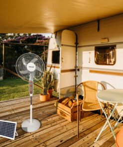 ΑΝΕΜΙΣΤΗΡΑΣ ΟΡΘΟΣΤΑΤΗΣ ΛΕΥΚΟΣ Φ45 15W ΕΠΑΝΑΦΟΡΤΙΖΟΜΕΝΟΣ ΜΕ ΗΛΙΑΚΟ ΠΑΝΕΛ EUROLAMP – 300-20017