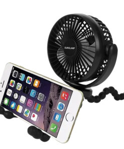 ΑΝΕΜΙΣΤΗΡΑΣ ΕΠΙΤΡΑΠΕΖΙΟΣ ΜΑΥΡΟΣ Φ12 5W ΕΥΚΑΜΠΤΟ ΤΡΙΠΟΔΟ ΕΠΑΝΑΦΟΡΤΙΖΟΜΕΝΟΣ EUROLAMP – 300-20503