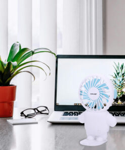 ΑΝΕΜΙΣΤΗΡΑΣ ΧΕΙΡΟΣ ΕΠΑΝΑΦΟΡΤΙΖΟΜΕΝΟΣ ΜΕ USB Φ8 ΛΕΥΚΟ-ΜΠΛΕ EUROLAMP – 300-20526