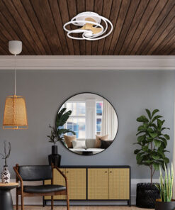 ΑΝΕΜΙΣΤΗΡΑΣ ΟΡΟΦΗΣ ΛΕΥΚΟ ΚΑΙ ΞΥΛΟ ΜΕ LED ΦΩΣ ΚΑΙ ΚΟΝΤΡΟΛ Φ68 DC 26W EUROLAMP – 300-25044