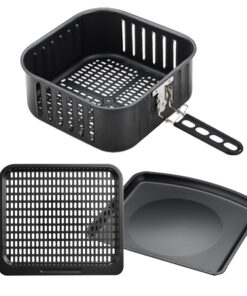 ΦΡΙΤΕΖΑ ΑΕΡΟΣ XXL 12L 1800W ΜΕ ΠΑΡΑΘΥΡΟ ΚΑΙ ΑΞΕΣΟΥΑΡ ΜΑΥΡΗ-INOX EUROLAMP – 300-70044