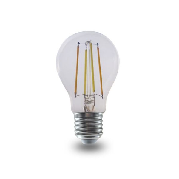 Wi-Fi Smart Λάμπα LED 7W Filament E27 A60 V-TAC 300° 806lm 2700K-6500K CCT - 3001