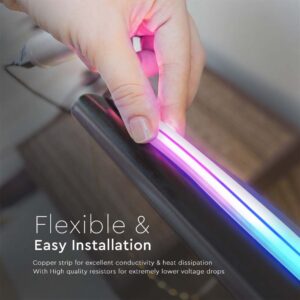 Wi-Fi Smart 5M Neon Flex Kit 36W V-TAC Πολύχρωμη RGB Dimmable IP68 – 3005