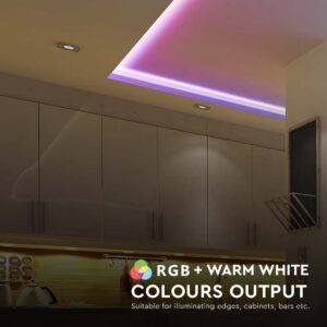 Wi-Fi Smart 5M Neon Flex Kit 36W V-TAC Πολύχρωμη RGB Dimmable IP68 – 3005