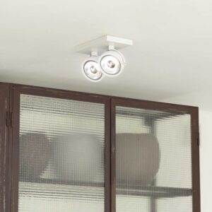 IDEAL LUX Φωτιστικό Οροφής KONIG 2xGU10 Λευκού Χρώματος – 300559