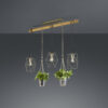 Κρεμαστό Φωτιστικό Trio Lighting   E27 Νίκελ Αντικέ Μεταλλικό    301000367