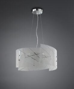 Κρεμαστό Φωτιστικό Trio Lighting E27 Λευκό Γυαλί 301200300