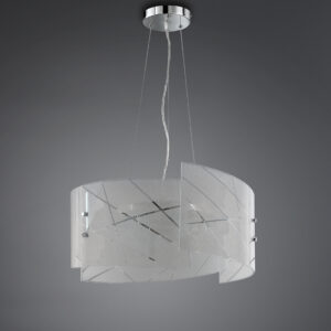 Κρεμαστό Φωτιστικό Trio Lighting   E27 Λευκό Γυαλί    301200300