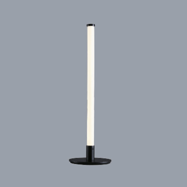 InLight Επιτραπέζιο φωτιστικό LED 8W 3000K από μαύρο μέταλλο και ακρυλικό D:50cm (3013)