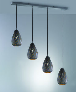 Κρεμαστό Φωτιστικό Trio Lighting E27 Ανθρακί Μεταλλικό 301300442