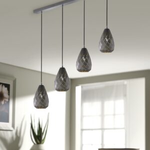 Κρεμαστό Φωτιστικό Trio Lighting   E27 Ανθρακί Μεταλλικό    301300442