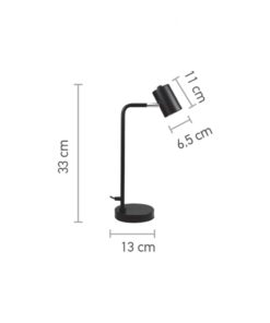 InLight Επιτραπέζιο φωτιστικό σε λευκό χρώμα 1XGU10 D:33cm (3015-WH)