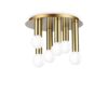IDEAL LUX Φωτιστικό Οροφής PETIT 6xE27 Χρυσού Χρώματος – 301532