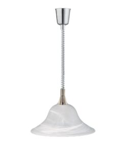 Κρεμαστό Φωτιστικό Trio Lighting E27 Νίκελ Ματ Μεταλλικό 301700107