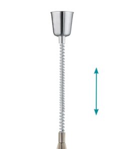 Κρεμαστό Φωτιστικό Trio Lighting E27 Νίκελ Ματ Μεταλλικό 301700107