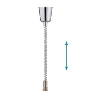 Κρεμαστό Φωτιστικό Trio Lighting   E27 Νίκελ Ματ Μεταλλικό    301700107